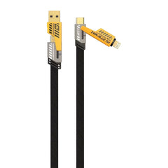 Transformers Bumblebee 4 in 1 Charging Data 1m Cable Black/Yellow TF-A15