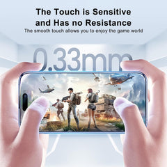 BUCKKO HD Clear Glass Screen Protector Film for iPhone 15, Tempered Glass Explosion-proof Nano Coated Filter for iPhone 15【Anti-Oil】【Anti-Shatter】【Anti-Fingerprint】【Full Coverage】【Hardness 9H】10D- 3 PCS