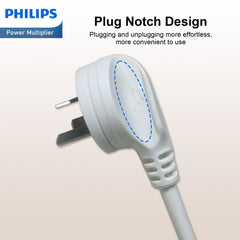 Philips Power Strip AC Travel Adaptor USB Port Charger Power Board AU Plug White