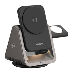 Philips 3 in 1 Magnetic Wireless Charger for iPhone| iWatch| Airpod DLK3540Q