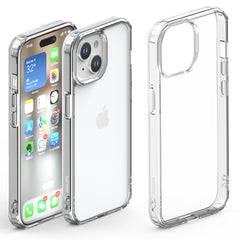 Philips Case for iPhone 15, Anti-Scratch Ultra Crystal Clear Back Case, Hard PC Back & Soft TPU, Non-Yellowing Full Bumper Protective Protection Phone Cover Case 【Anti-Slip】【Dustproof】【Shockproof】DLK6116T