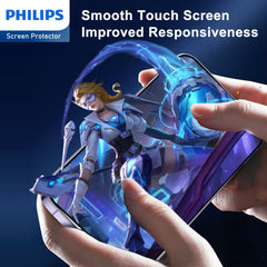 Philips HD Ceramic Screen Protector Film for iPhone 14 Plus/iPhone 13 Pro Max, Nano Coated Hydrogel Screen Protector HD Clear Explosion-Proof Film【Anti-Oil】【Anti-Fingerprint】【Full Coverage】【Hardness 9H】DLK7103
