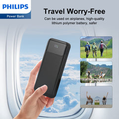 Philips 10000mAh PowerBank With Three Charging Cables DLP1912CB