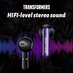Transformers Decepticon True Wireless Headphones Purple TF-T03