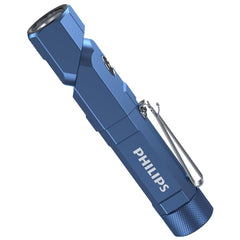 Philips LED Light Compact Flashlight Powerful Flashlight 1000 Lumens High Intensity Type-C Rechargeable Swivelling Work Light [90° Rotation / Replaceable 18650 Battery / With Clip / Magnet / Low Power Presentation] L-Shaped L Chest Light SFL5806B