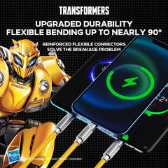 Transformers 3 in 1 Charger Cable Fast Charging 1.2M