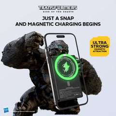 Transformers Magnetic Wireless Portable 10000mAh 15W Fast Charger Power Bank TF-D02