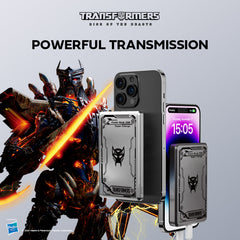 Transformers Magnetic Wireless Portable 10000mAh 15W Fast Charger Power Bank TF-D02