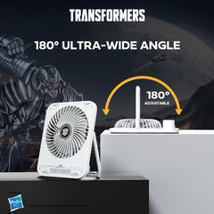 Transformers Portable Desktop Fan With 3 Speed Levels TF-F01