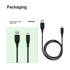 Nokia Pro Cable P8201A (Green) - 2m - USB-A to USB-C