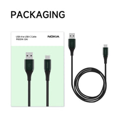 Nokia Pro Cable P8201A (Green) - 2m - USB-A to USB-C
