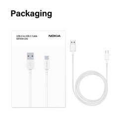 Nokia Essential E8100A Charging Cable (1m) - USB-A to USB-C