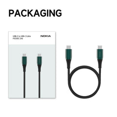 Nokia Pro Cable P8200C (Green) - USB-C to USB-C