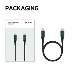 Nokia Pro Cable P8201C (Green) - 2m - USB-C to USB-C