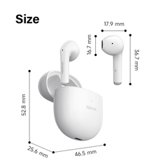 Nokia Essential True Wireless Earphones E3110 (White)