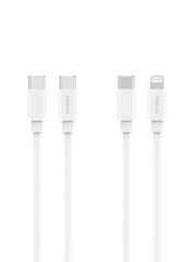 Nokia Essential Charging Cable E8100 Combo (1m)  - MFI Lightning & Type-C