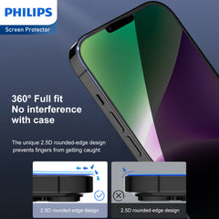 Philips Privacy Tempered Glass Screen Protector for iPhone 14 DLK5502