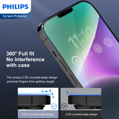 Philips Blue Light Filtering Tempered Glass Screen Protector for iPhone 14 Plus (DLK1303)