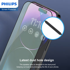 Philips Blue Light Filtering Tempered Glass Screen Protector for iPhone 14 Pro Max (DLK1306)