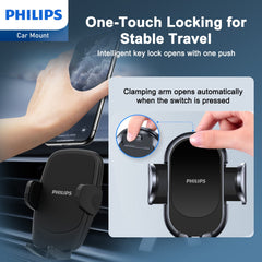 Philips Universal Car Mount Phone Holder (DLK3602)