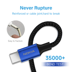Nokia Pro Cable P8200A (Blue) - USB-A to USB-C