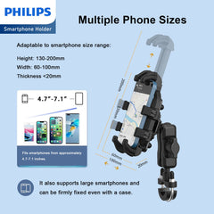 Philips Shockproof Phone Holder for Bike (DLK3536N)