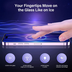 Philips Anti-Reflection Tempered Glass Screen Protector for iPhone 14/iPhone 13 Pro/iPhone 13 DLK5602
